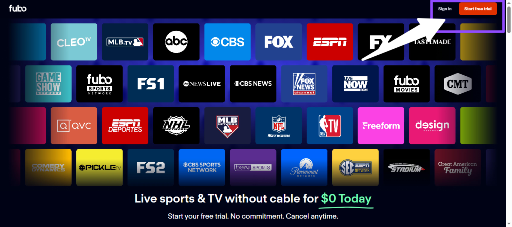 start-Fubo-free-trial